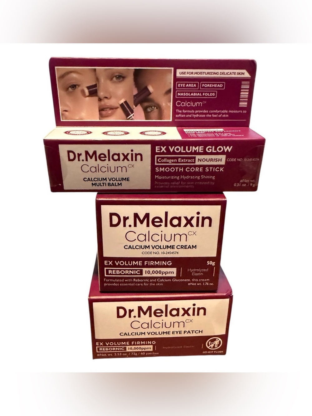 Dr. Melaxin Calcium CX Ex Volume Skincare Trio Set (3-Piece Bundle) all new